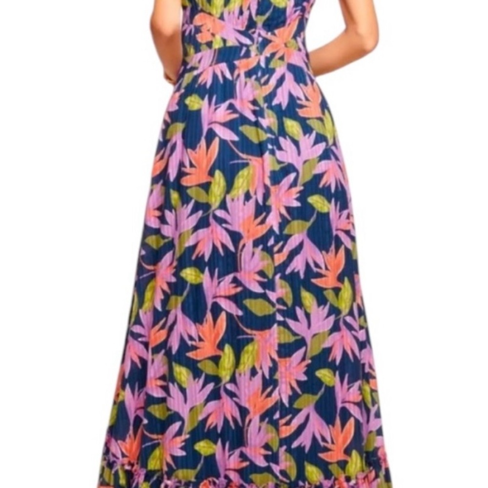 Ramy Brook Spring V-Neck Maxi Dress NWOT - Picture 3 of 4